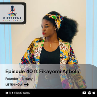  Podcast with fashion designer, Bittany, Fikayomi Agbola, Fashion in Manchester, UK. Nigerian and African Fashion. Shop now bittany.co.uk